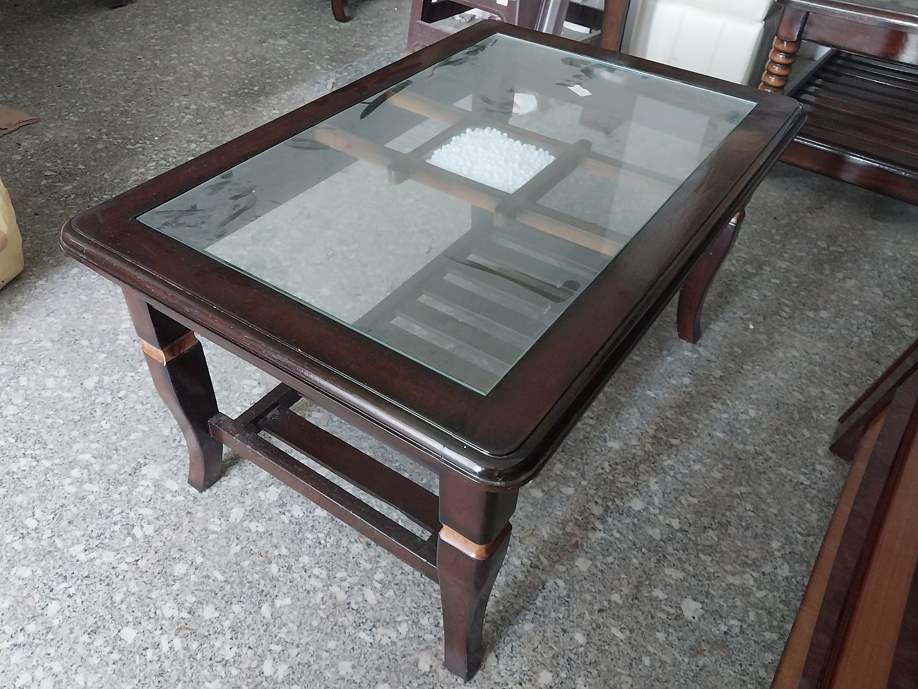 Teak wood Center table new tiger leg